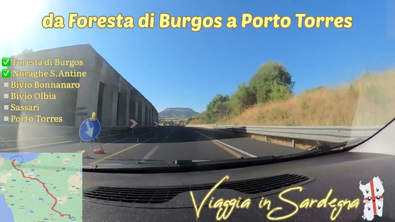 🌲🦉 da FORESTA BURGOS a PORTO TORRES ⚓🛳️
