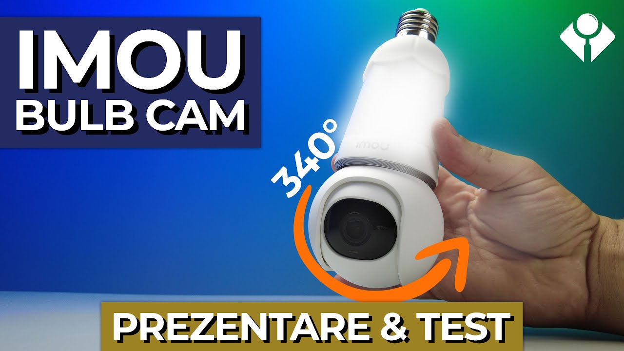 Înlocuiește orice bec cu o cameră de supraveghere| IMOU Bulb Cam