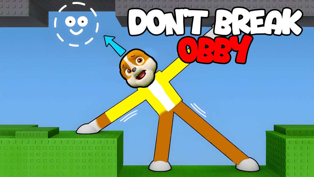 Don't Break Obby | Roblox Funny Moments | All 20 levels | Rubble's Escape in Roblox #obby #roblox