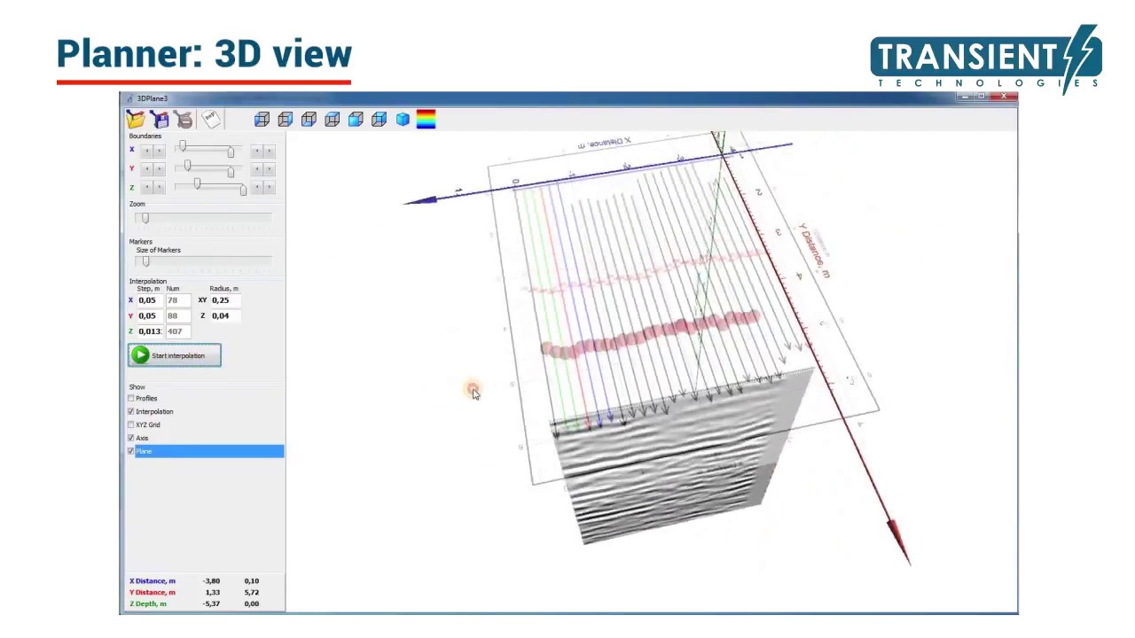3D view in VIY3 Planner program
