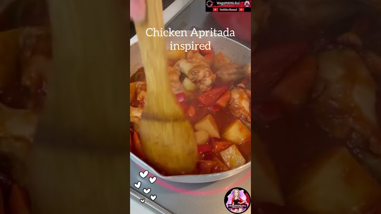 Chicken Apritada Inspired😋 #philippinesfood #shorts