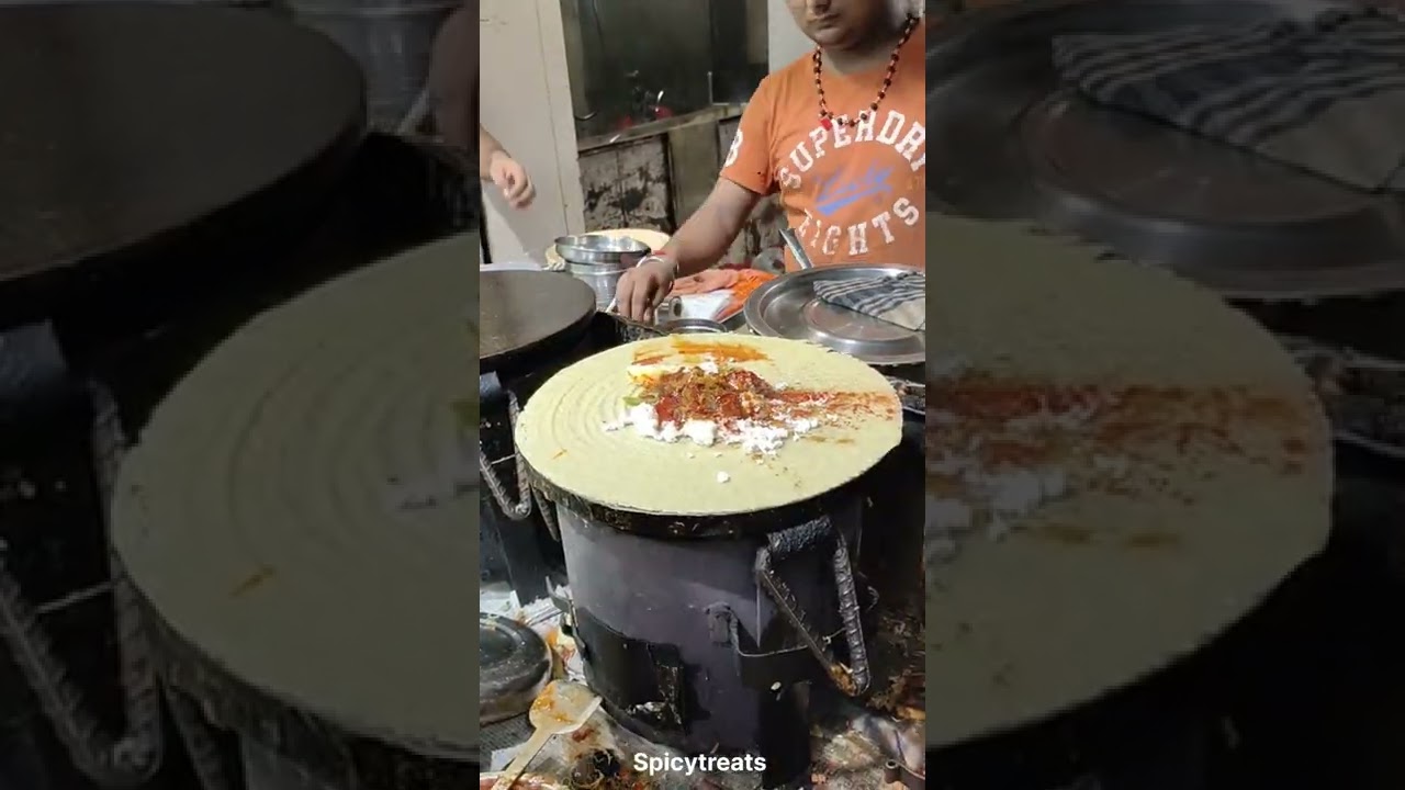 Paneer Masala Dosa | Paneer Dosa Receipe | street style paneer dosa 