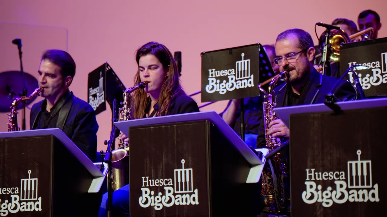 SHINY STOCKINGS, Huesca Big Band, Frank Foster arreglo Sammy Nestico