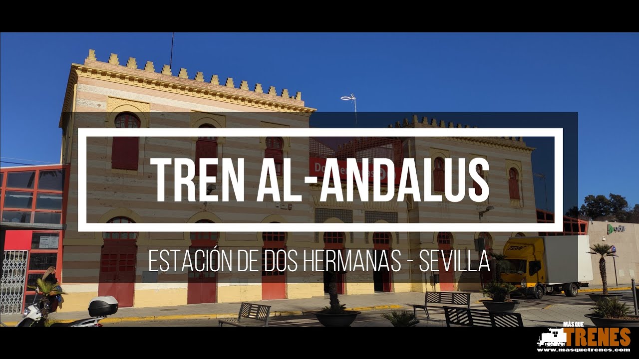 Tren Al-Andalus en estación de Dos Hermanas (Sevilla)