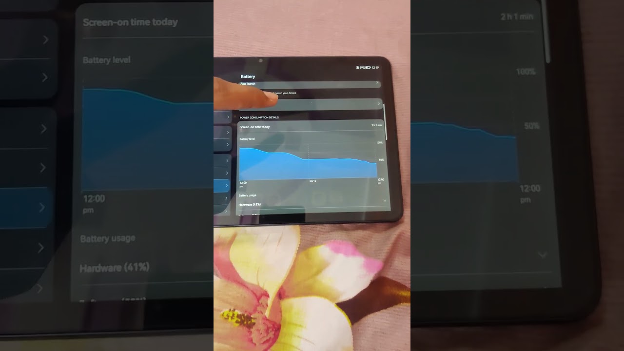 Huawei matepad 10.4 harmony os 2 after 24 hours of battery use #viral #trending #huawei #harmonyos