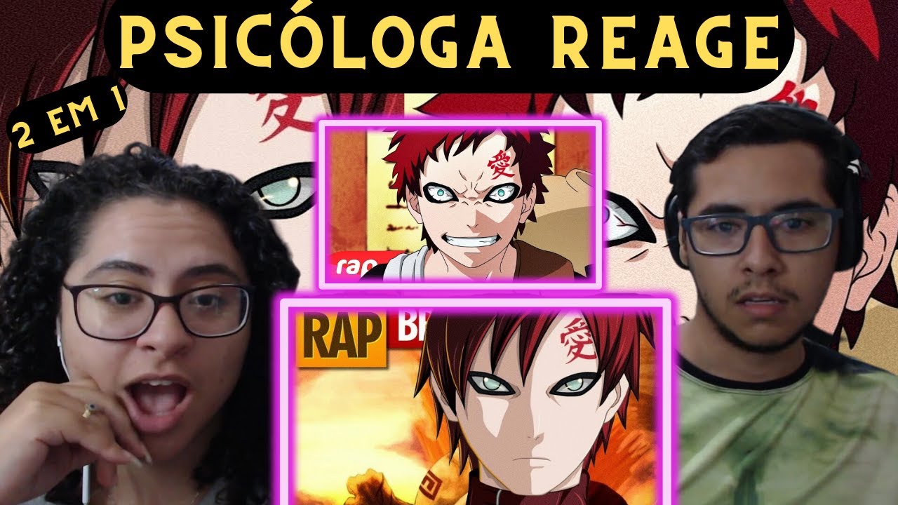 Psicóloga não Otaku Reage Rap do Gaara (Naruto) Player Tauz + CAIXÃO DE AREIA | NERD HITS