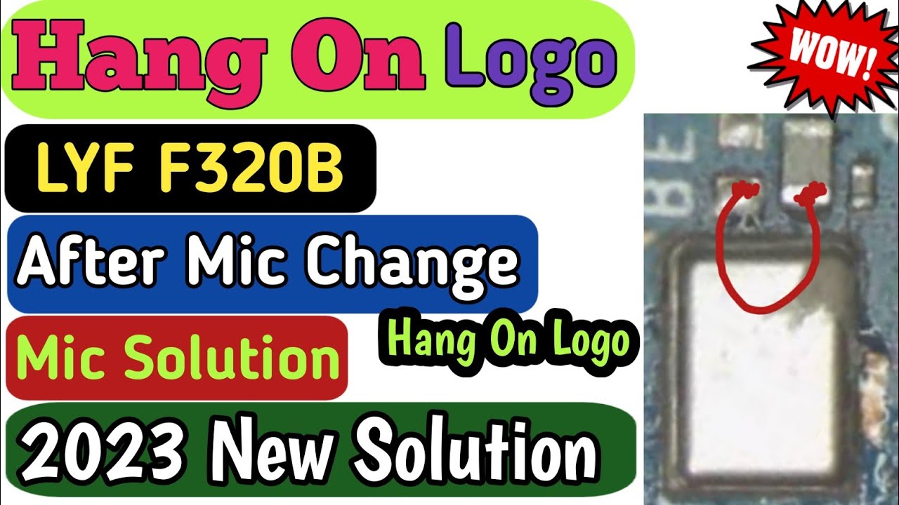 Lyf f320b hang on logo after mic change | LYF F320B Hang on Logo | Lyf F320B mic solution | Hindi