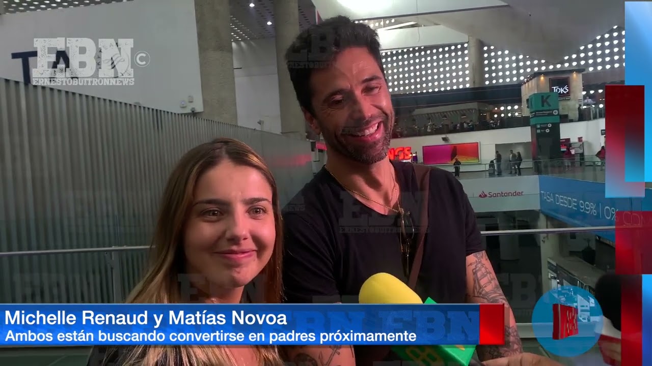 MATÍAS NOVOA y MICHELLE RENAUD celebran un año de noviazgo y están BUSCANDO convertirse en PADRES
