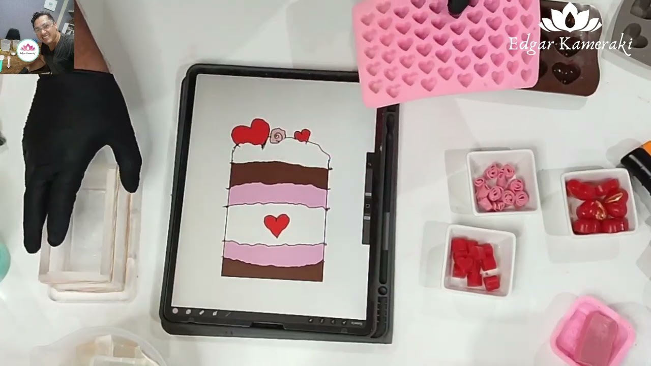 CLASE GRATUITA COMPLETA ,san valentin  jabón de glicerina