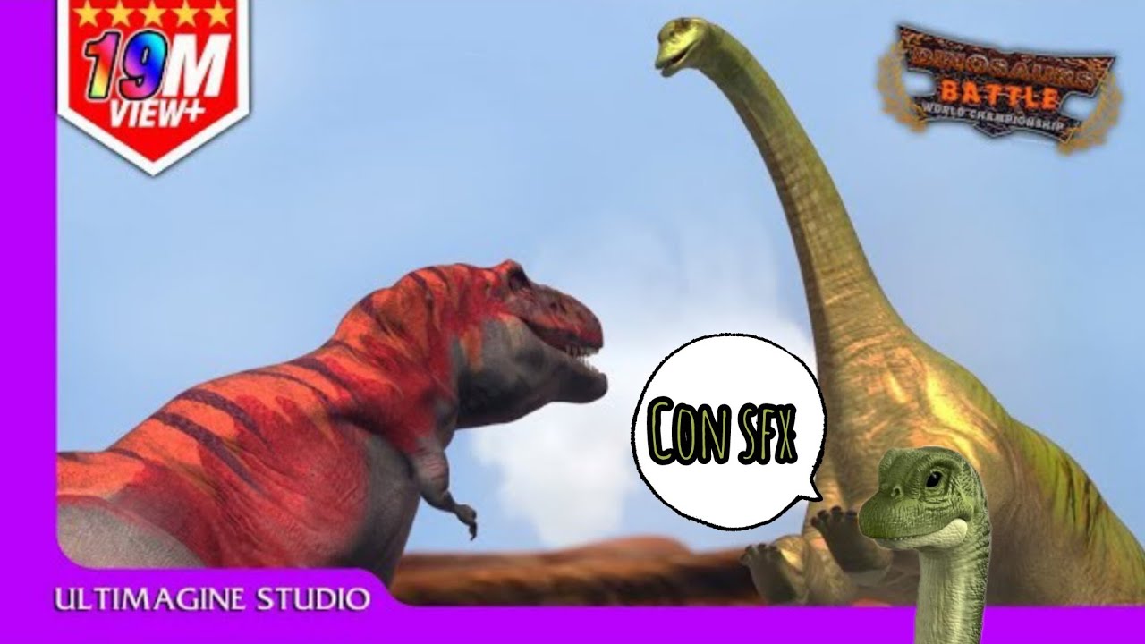 Dbwc puwiangosaurus va Trex  con sfx