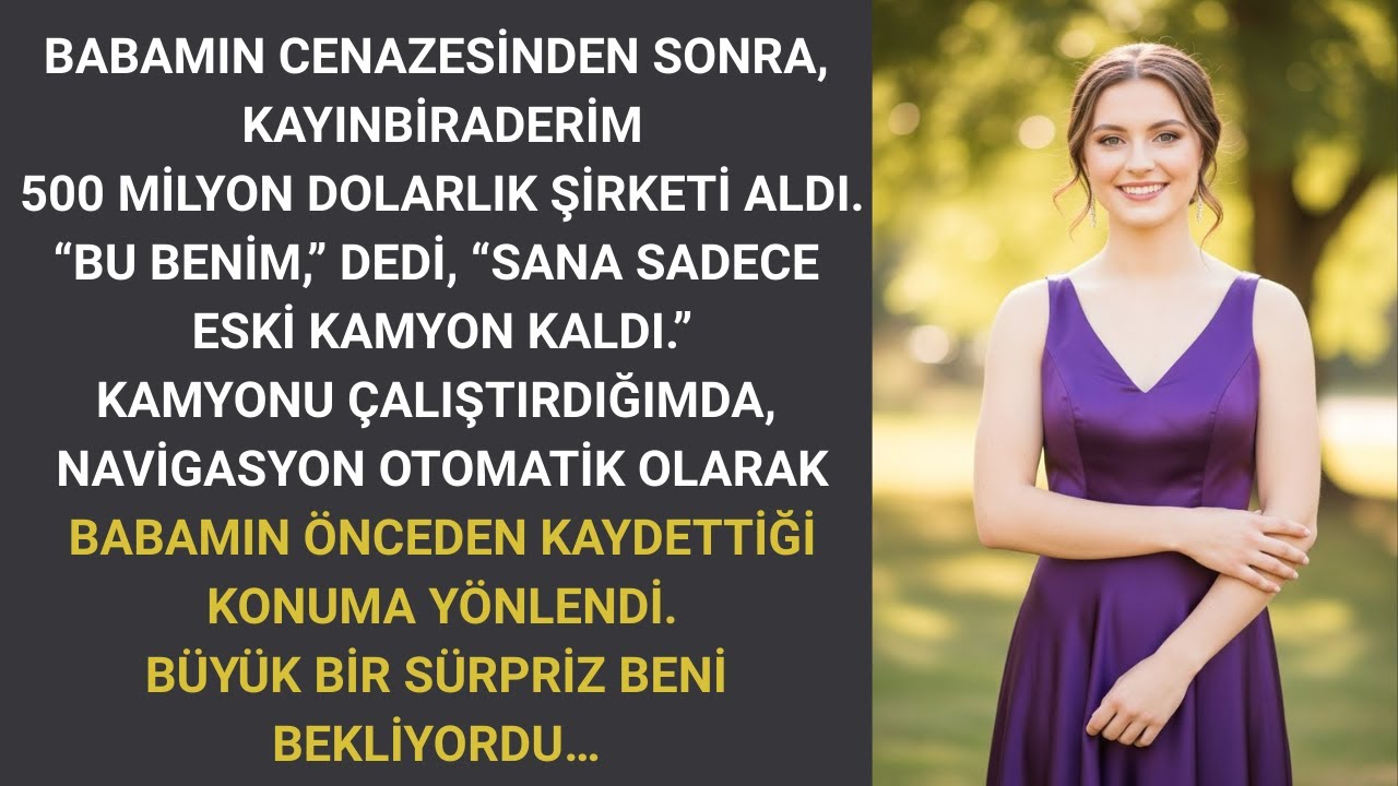 Babamın cenazesinden sonra, eniştem şirketimi ve 500 milyon doları devraldı, ancak gizemli bir kam..