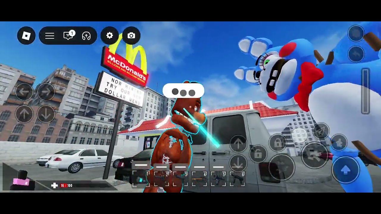 Freddy's revenge on McDonald's toy Bonnie and toy chica 