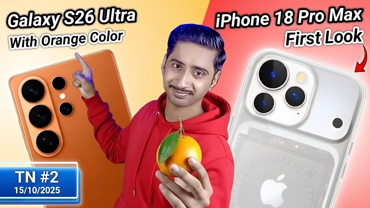 Samsung Galaxy S26 Ultra Orange Color, iPhone 18 Pro Max First Look, Jedec Test UFS 5.0-#TPN2