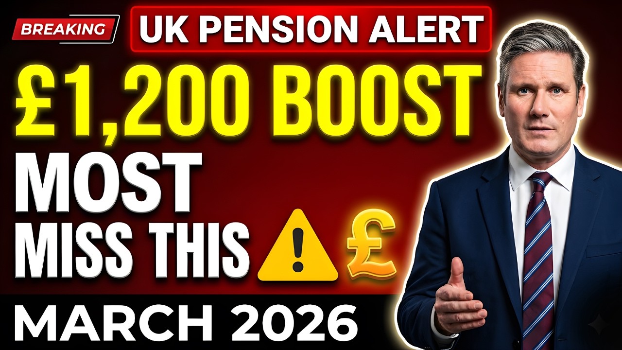 🚨 UK Pension Alert &ndash; &pound;1,200 Increase Most Seniors Are Missing | Check Now (March 2026)