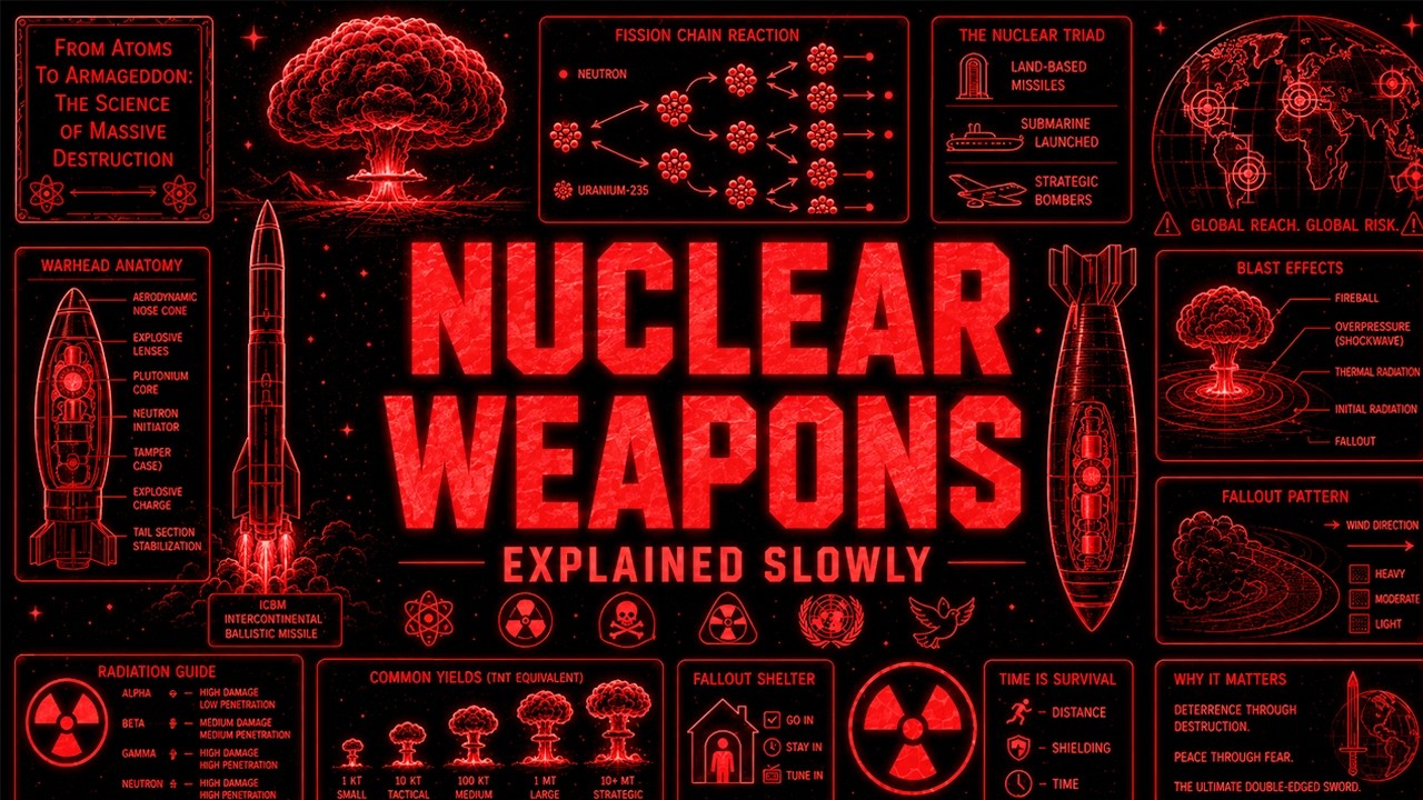 Every Confusing Thing About Nuclear Weapons Explained Slowly (For Sleep)