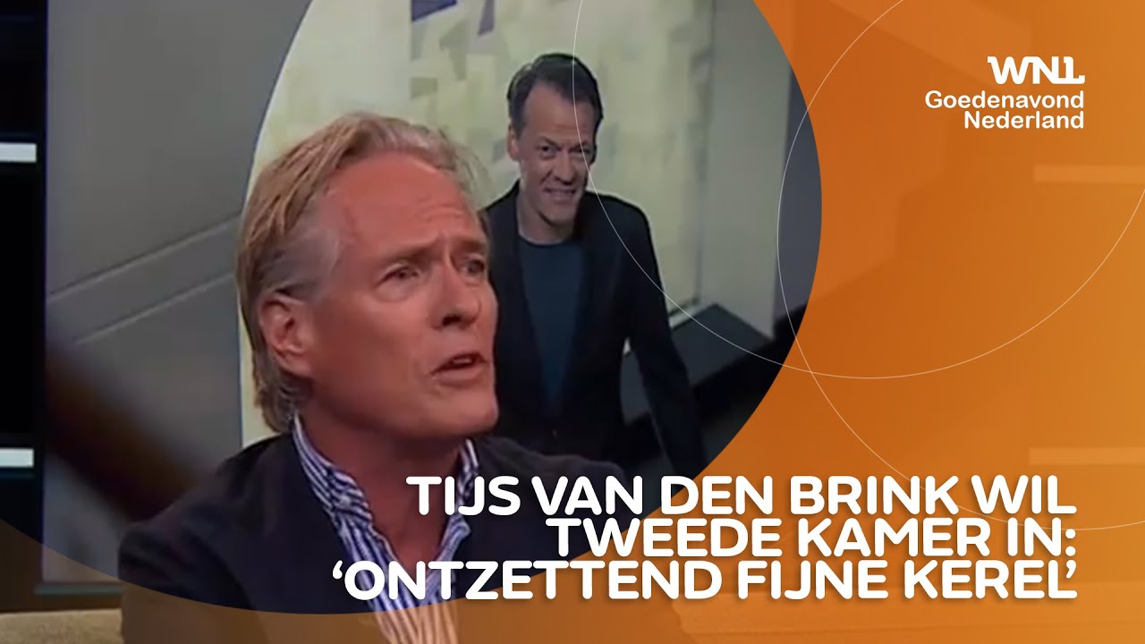 Tijs van den Brink wil namens CDA de politiek in: 'Een ontzettend fijne kerel'