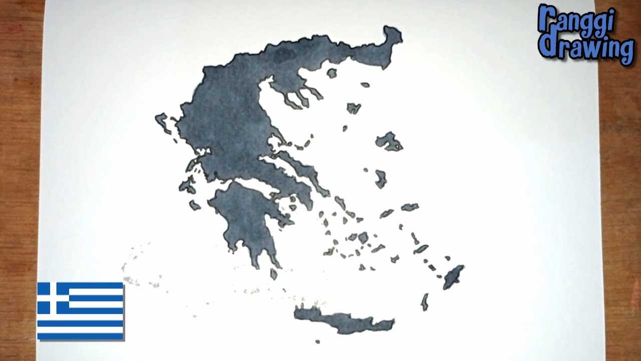 How to Draw Map of Greece