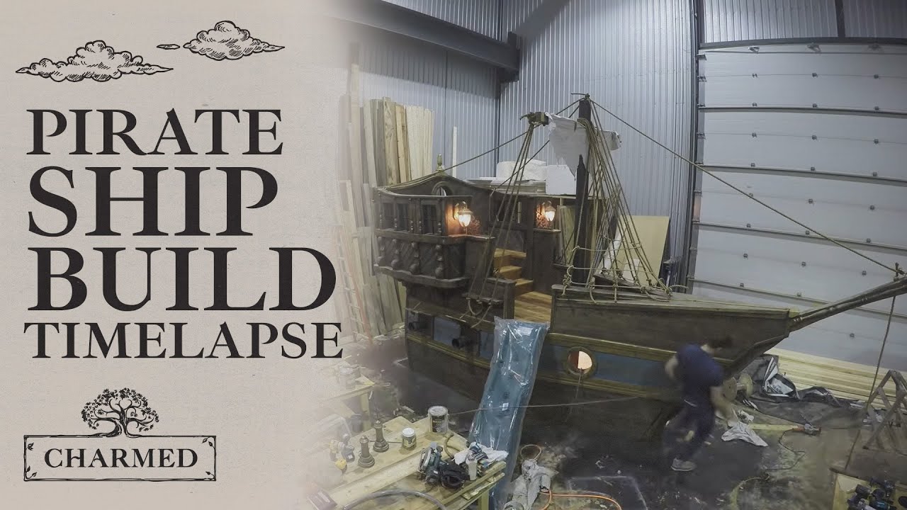 Amazing Timelapse of Pirate Ship Playhouse Build