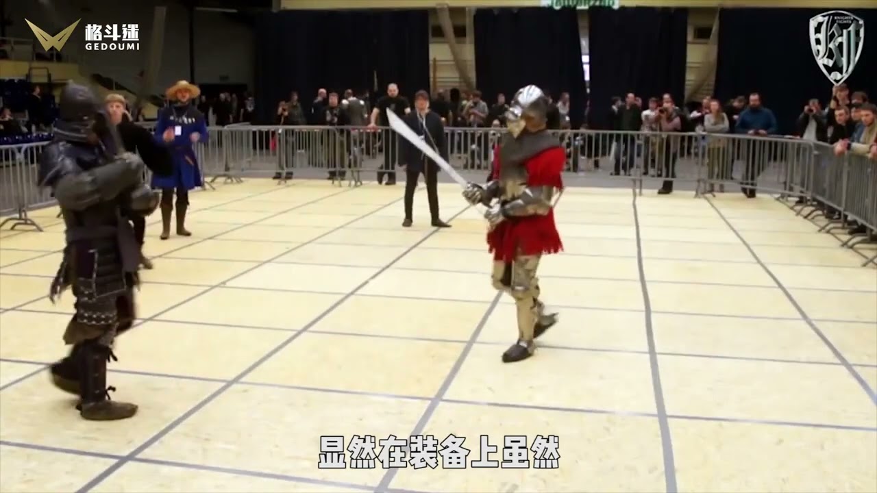 欧洲骑士vs日本武士！高强度对抗下，武士刀竟然断了！