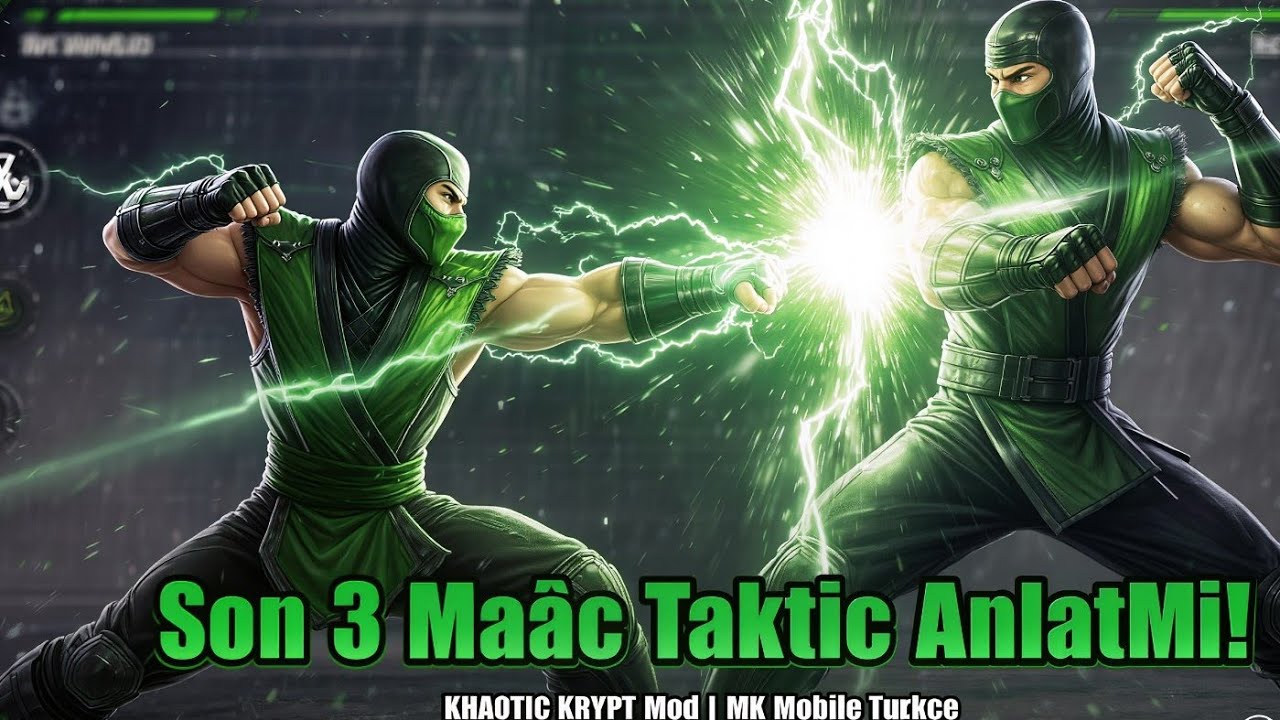KHAOTIC KRYPT Mod | Mortal Kombat Mobile Türkçe | Son 3 Maç Taktiği + Uygulamalı Anlatım