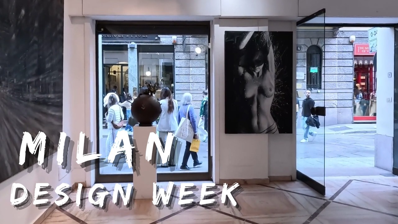 🎥 Walking Tour Milan Design Week 2025 🏛️ | Duomo, Montenapoleone & Brera #DesignWeek2025 #MilanVibes