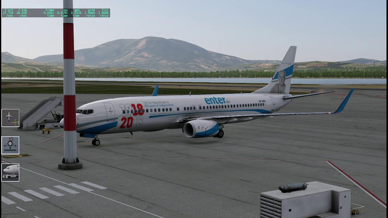Xplane 12 B737 Salzburg (LOWS) - Corfu (LGKR)