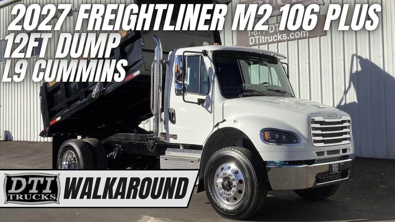 2027 Freightliner M2-106 Plus 12ft Dump Truck Cummins L9, Allison 3500RDS #17881M 