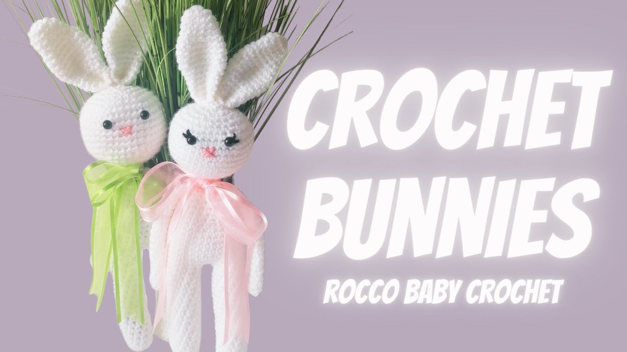 HOW TO CROCHET A BUNNY | HOW TO CROCHET AN EASTER BUNNY | BOW AND BELLA EASTER BUNNY