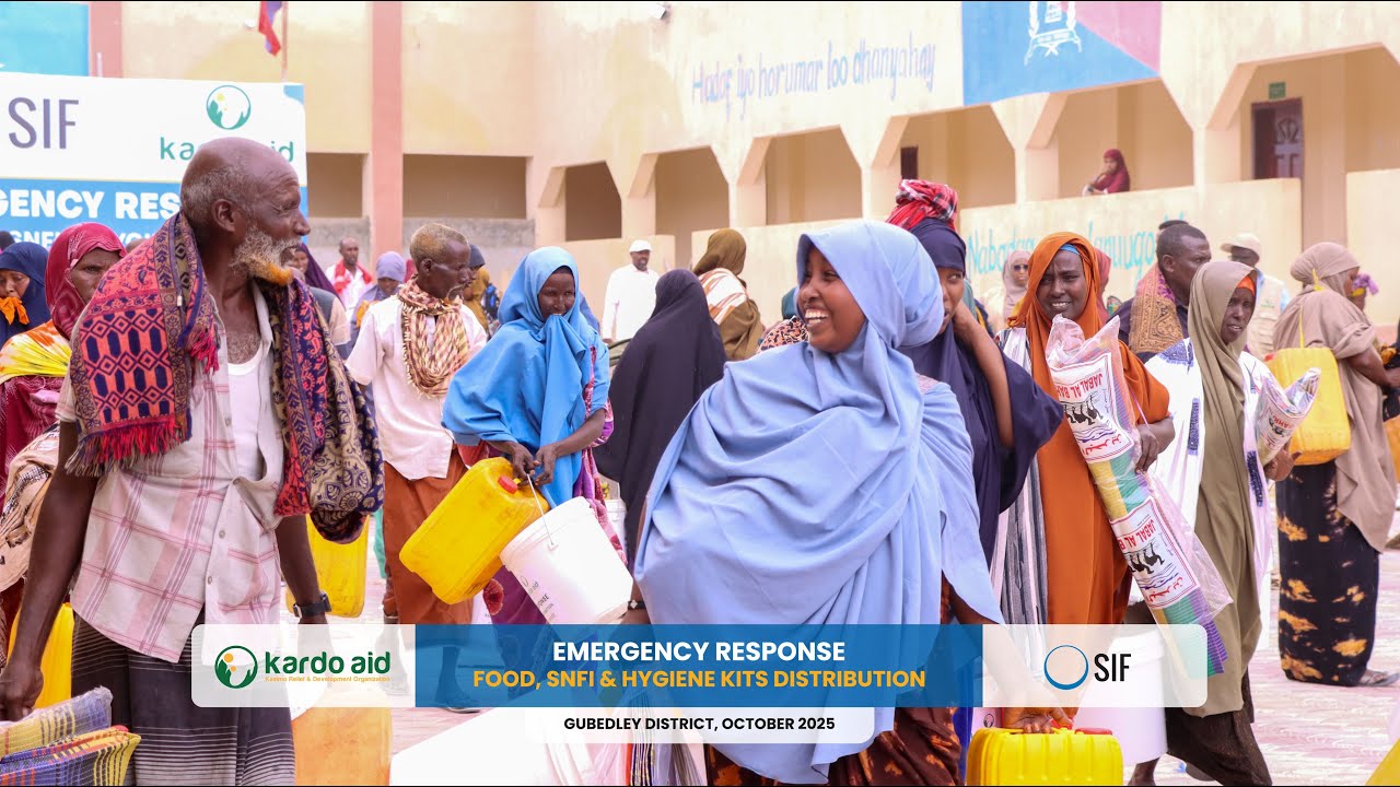 Gubadley Emergency Response: Food, SNFI & Hyiene Kits Distribution Highlights