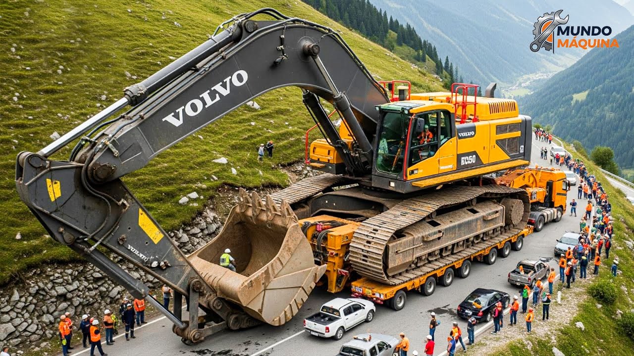 100 Maquinaria pesada m&aacute;s grande y peligrosa -Habilidad de transporte extremadamente peligroso #37