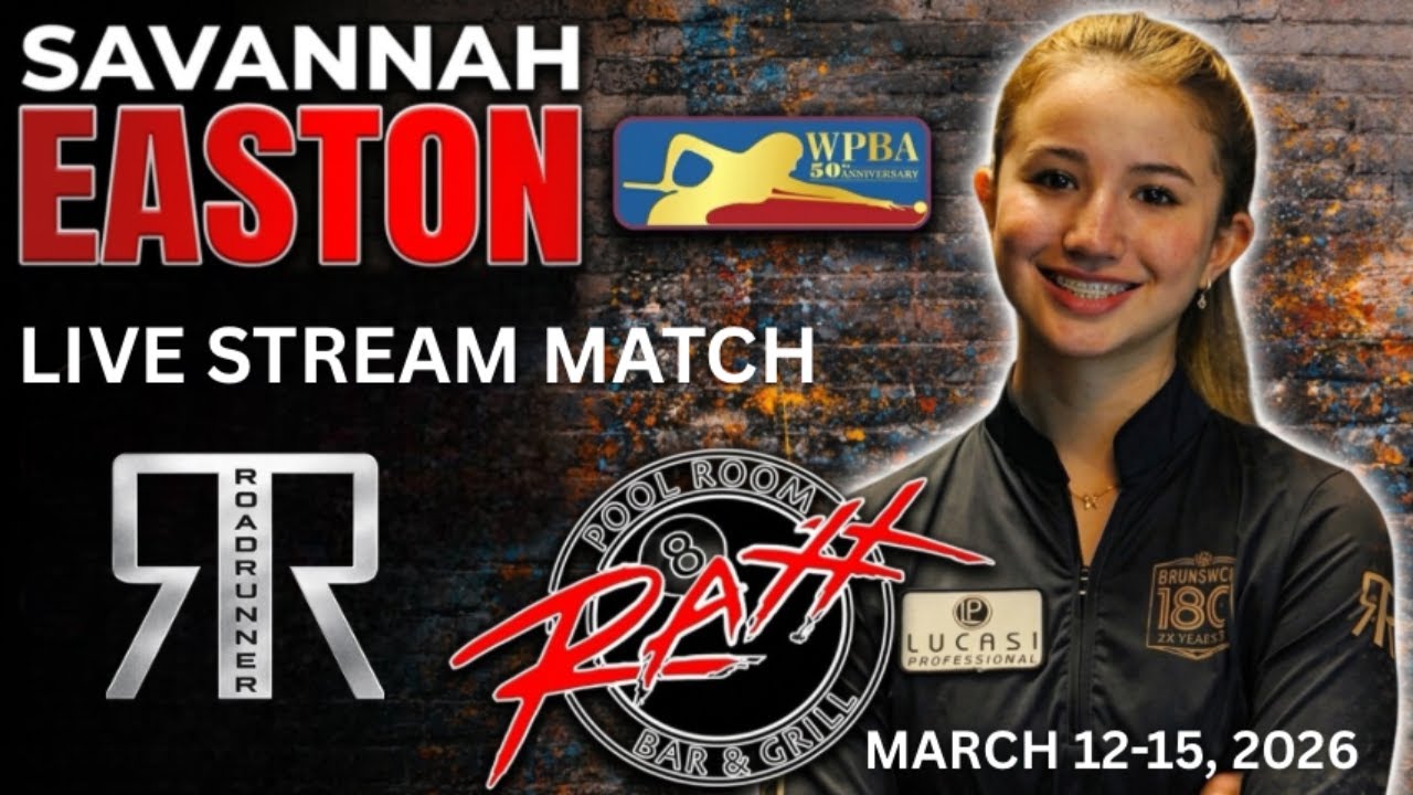 SAVANNAH EASTON vs JANET ATWELL | 2026 WPBA Raxx Mezz Olhausen CPBA Invitational