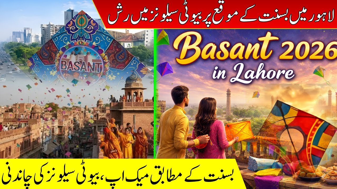 Basant Kay Moqah Per Beauty Saloons Main Rush / Basant 2026 In Lahore