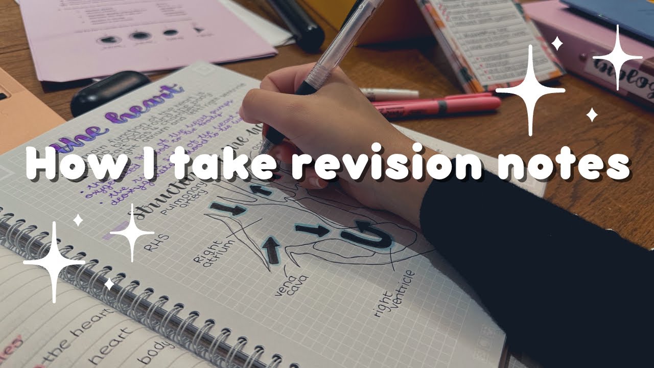 How I take revision notes| tips for effective revision ✨