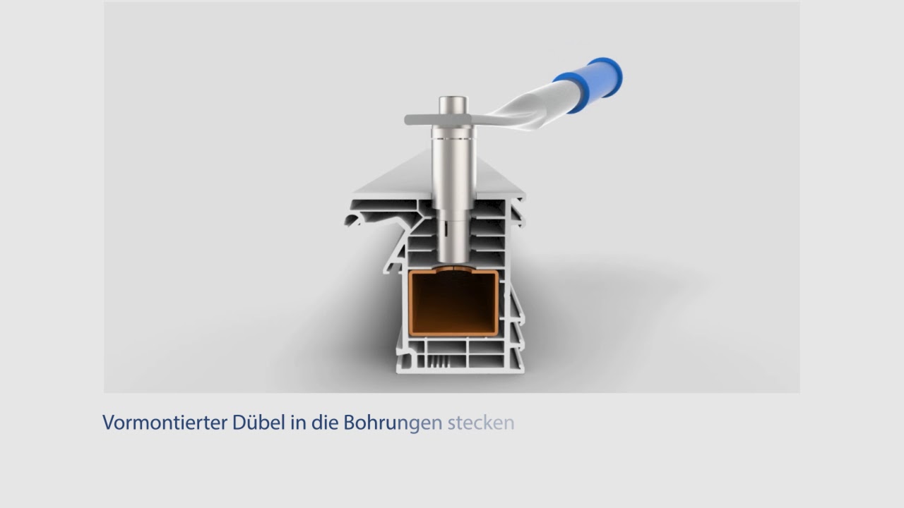 Montageanleitung Profildübel CAVUS