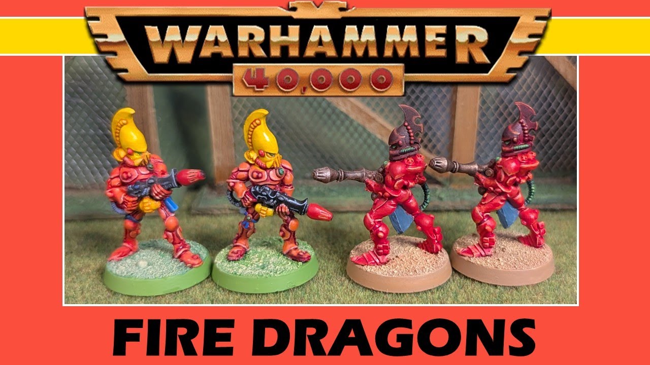 Эльдарские огненные драконы | Warhammer 40k 2-е издание | Вольный торговец