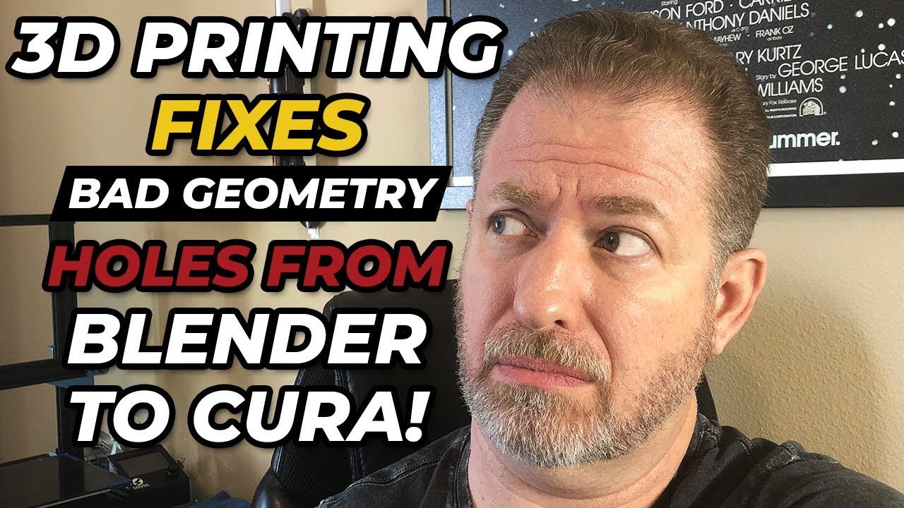 3D Printing Fixes: Holes from Blender to Cura!