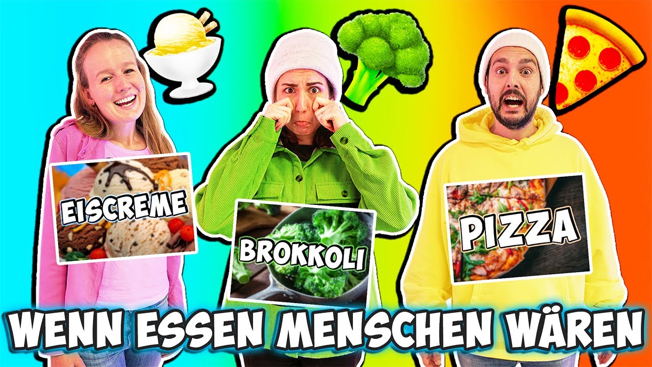 WENN PIZZA, EIS & BROKKOLI ECHTE PERSONEN WÄREN! Dieser Filmeabend ist ein CHAOS