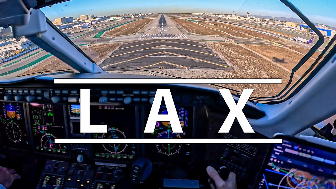 Landing With the Big Boys | Private Jet Pilot's View