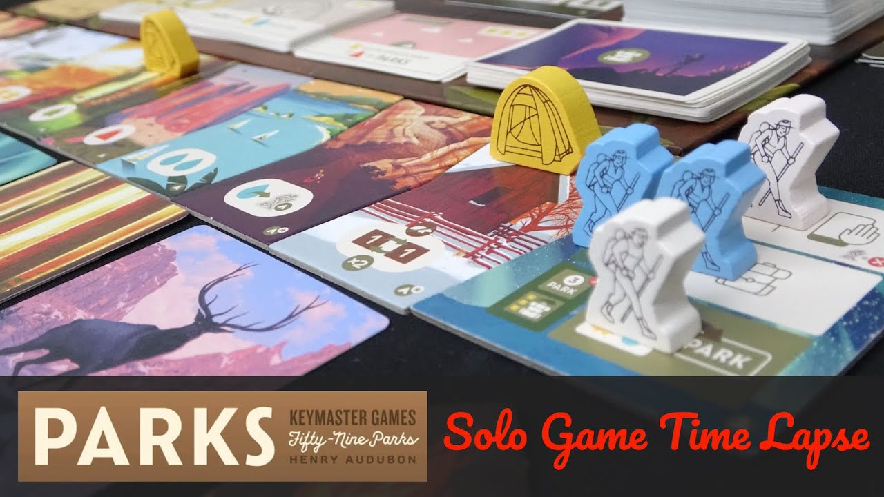 Parks, Hiking through US National Parks via this Beautiful Board Game Time Lapse
