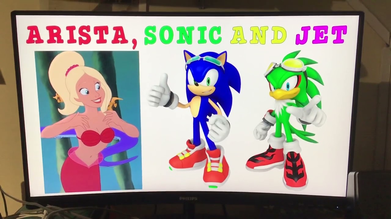 Arista, Sonic and Jet 💚💙💛❤️
