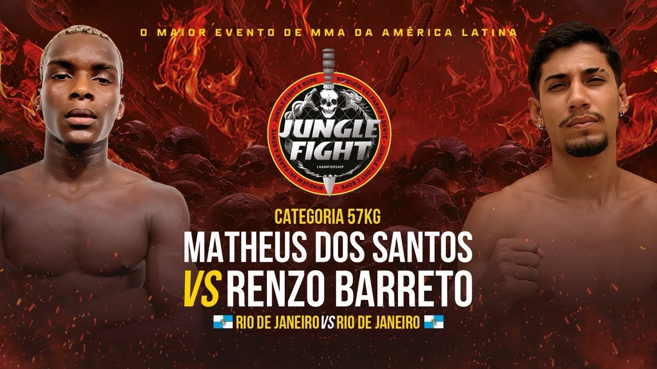 JUNGLE FIGHT 144   BOPE l MATHEUS DOS SANTOS X RENZO BARRETO