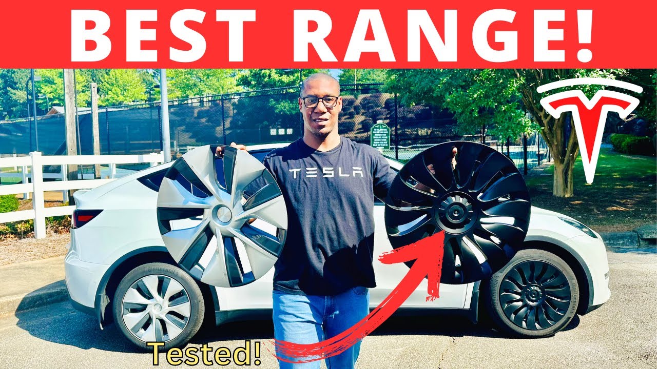 NEW Tesla Model Y Induction Wheel Covers Upgrade with MAX Range Boost! EVBASE