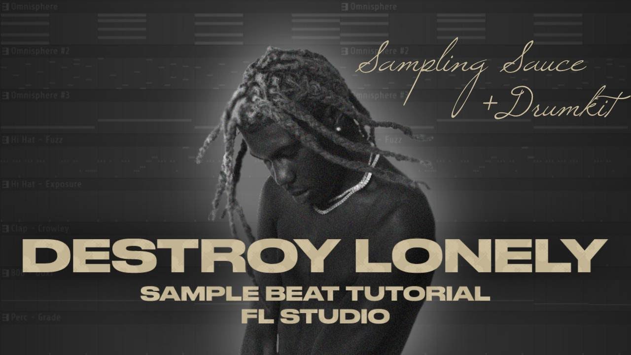Making INSANE Sample Beats for DESTROY LONELY + DRUMKIT | Fl Studio Tutorial