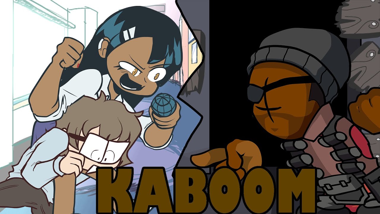 fnf KABOOM but Nagatoro × demoman sing it!