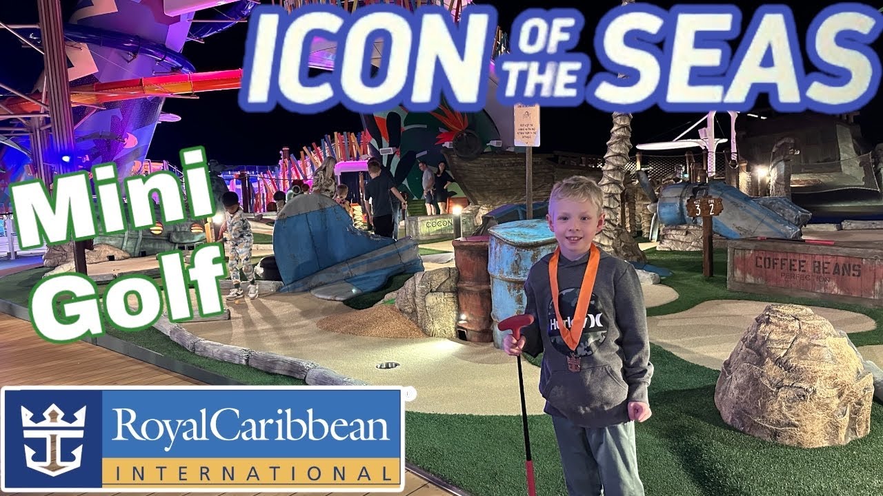 Icon Of The Seas Mini Golf Course Hole by Hole Tour | What's Your Lowest Score?
