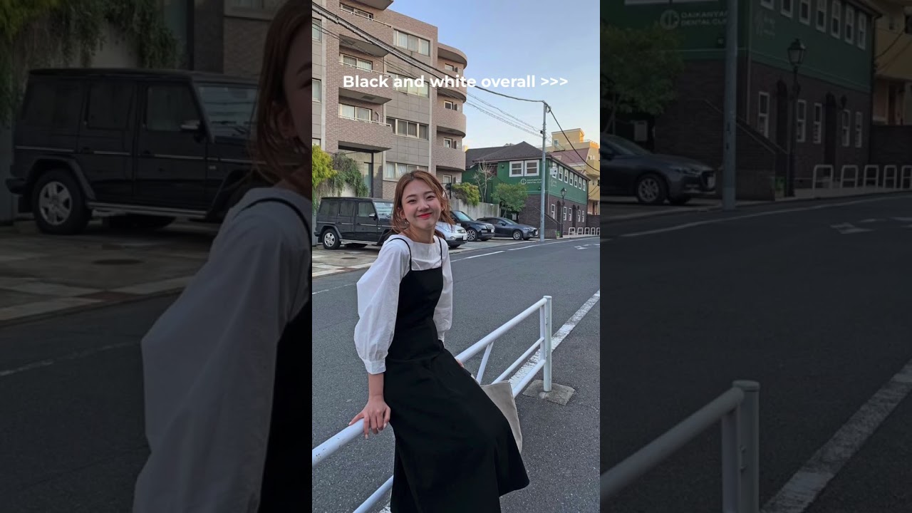 Black and white overall is so graceful ✨✨🌸 #fashioninsfo #outfitinspo #foryou