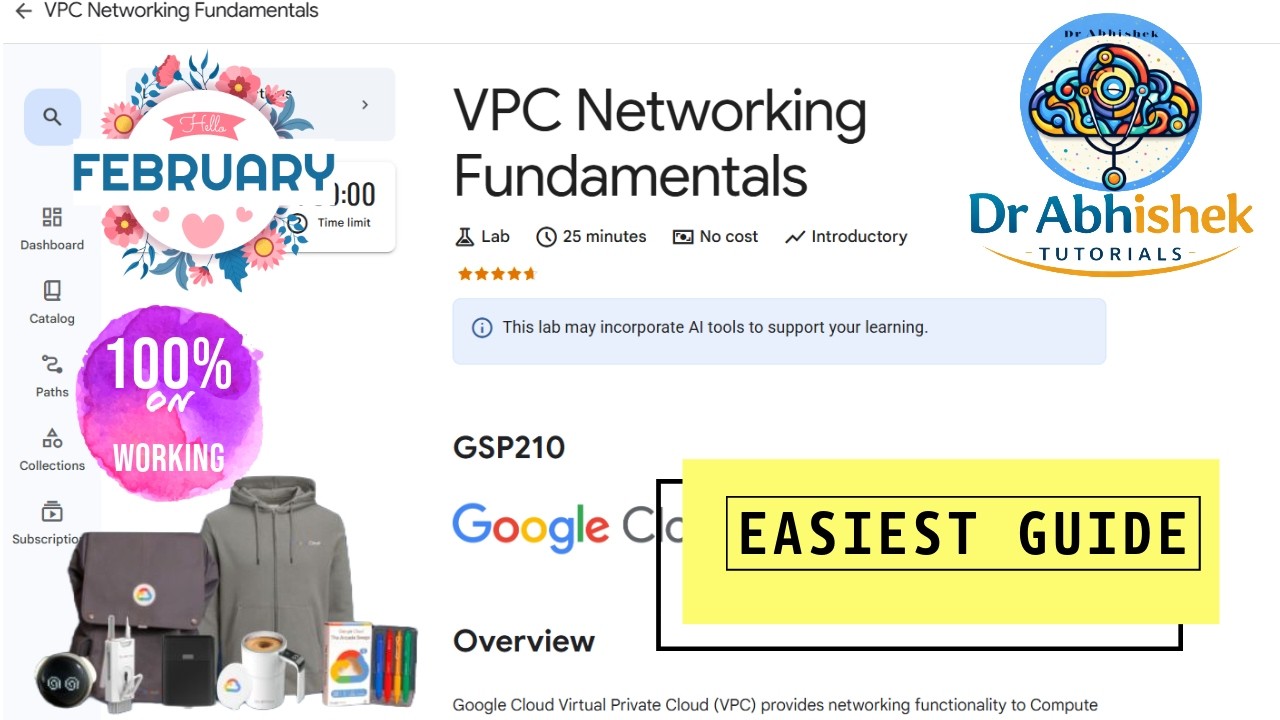 Основы работы с VPC-сетями | Февраль 2026 | #GSP210 #qwiklabsarcade2026