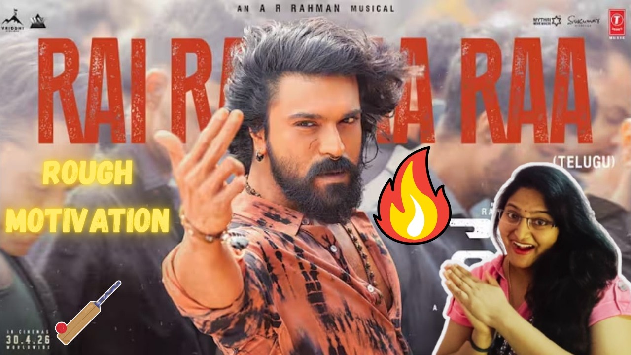 RAI RAI RAA RAA SONG REACTION | PEDDI | RAM CHARAN | JANHVI | BUCHI BABU SANA | AR RAHMAN