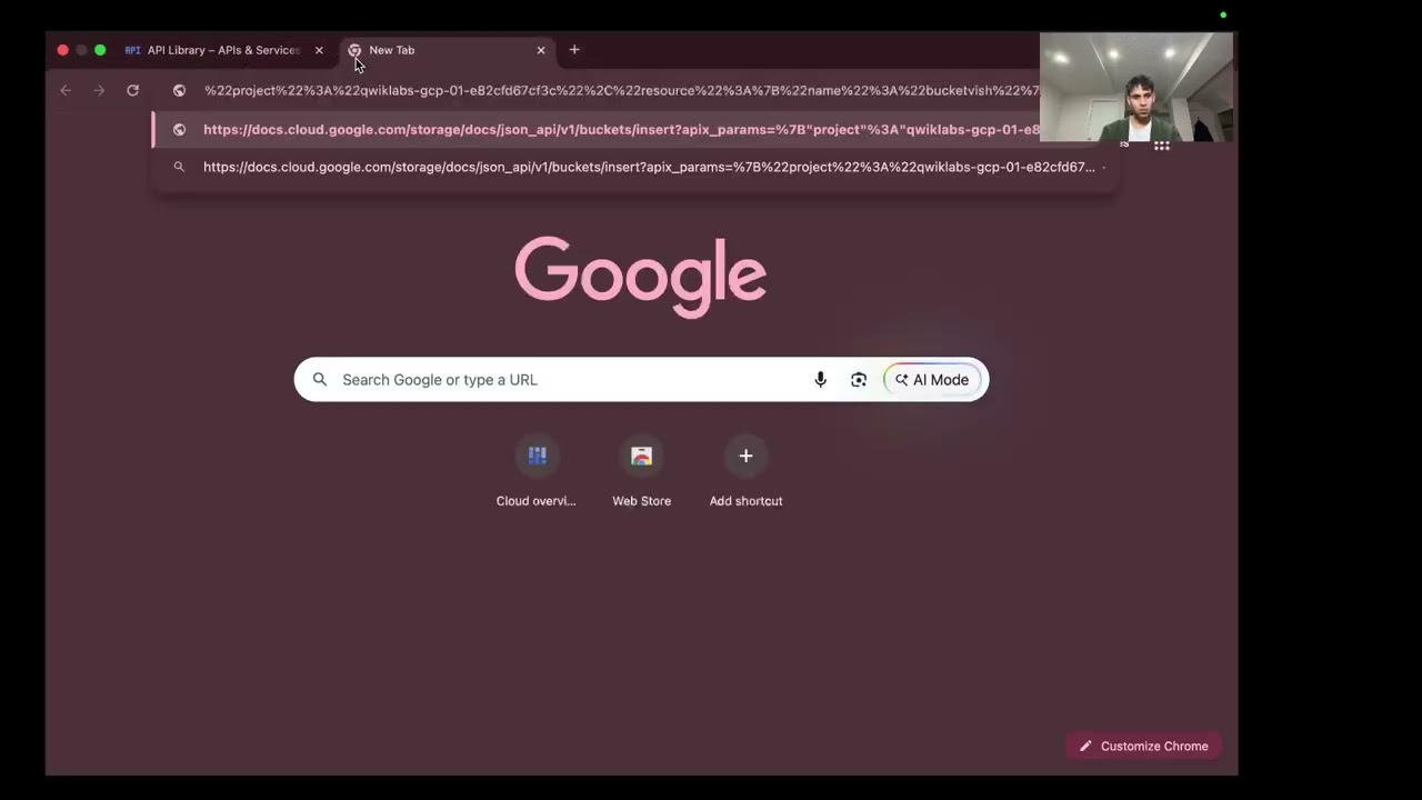 APIs Explorer: Cloud Storage