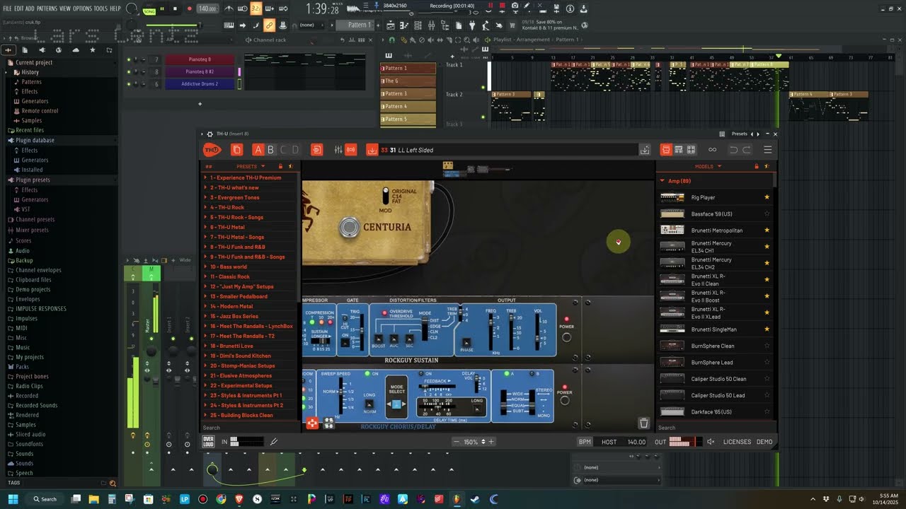 How to get the left side sound out of Overloud TH-U.